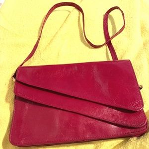 Red 80's Multipocket purse